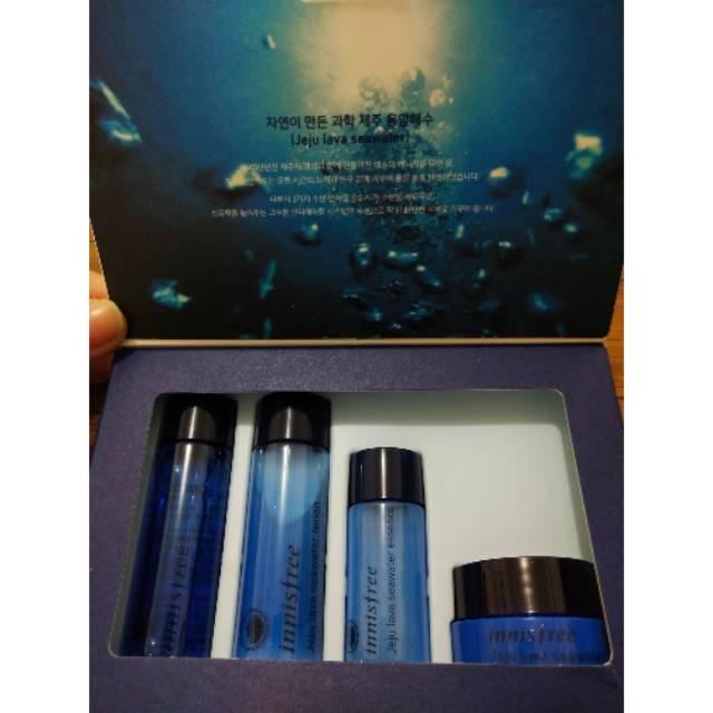 Innisfree Jeju Lava Seawater Special Travel Kit Original Korea Limited Edition