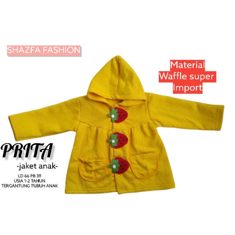 SF PRITA JAKET ANAK/JAKET ANAK PEREMPUAN/JAKET BAYI/JAKET IMPORT