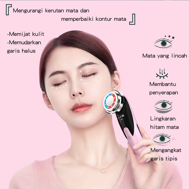 Alat Wajah Pemijat L2010 Alat Setrika Wajah Pemijat Perawatan Kulit Anti Anging Facial Massage Hot Cold hammer NEW