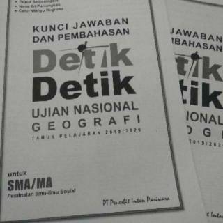Kunci Jawaban Buku Unbk Detik Detik Sma Ipa Ips 2019 2020 Shopee Indonesia