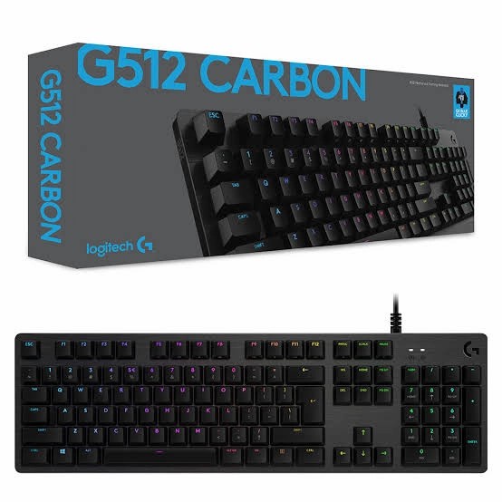 Mechanical Keyboard Gaming Logitech G512 Carbon RGB GX