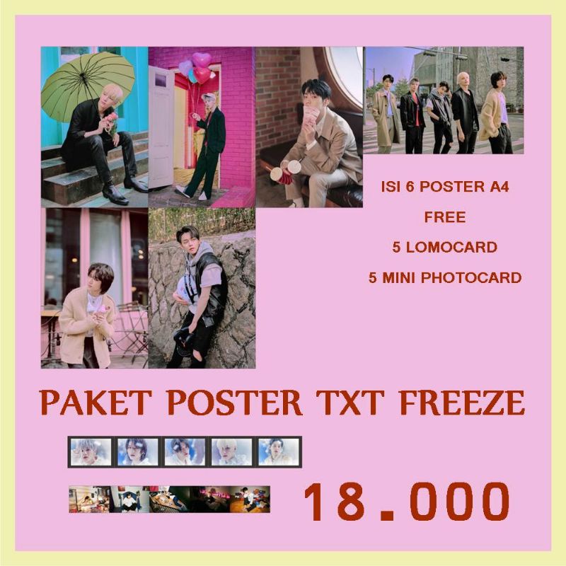 PAKET POSTER TXT FREEZE