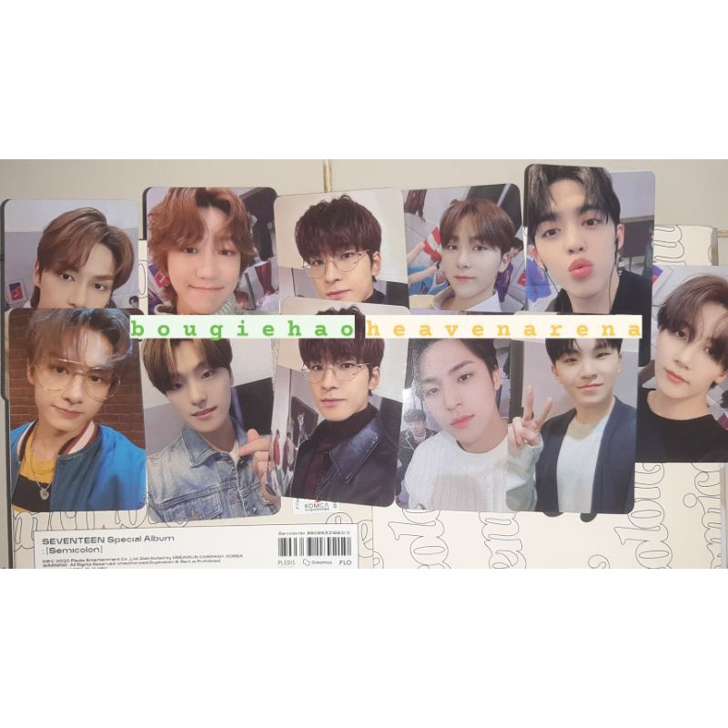 BENEFIT YIZHIYU FANSIGN SEMICOLON SEVENTEEN PC FS BENE WONWOO SCOUPS MINGYU WOOZI HOSHI JEONGHAN