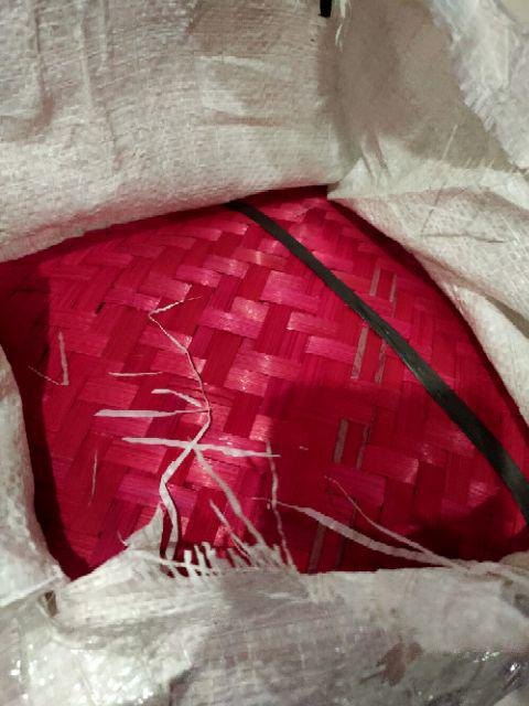 (klw03) Klongsong Warna M 13*18cm Keranjang Bertutup Hampers Bambu Anyaman Bambu