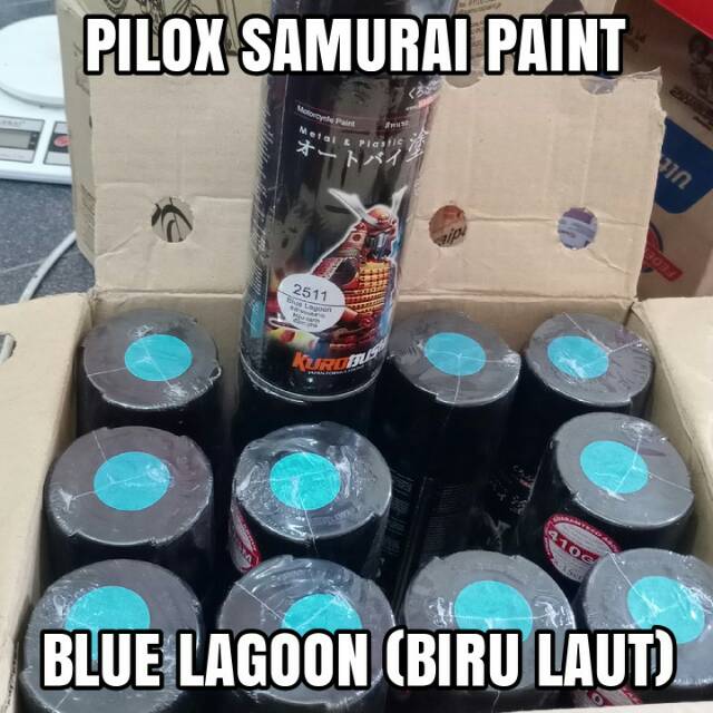 

PILOX CAT SEMPROT SAMURAI PAINT "BLUE LAGOON (BIRU LAUT)