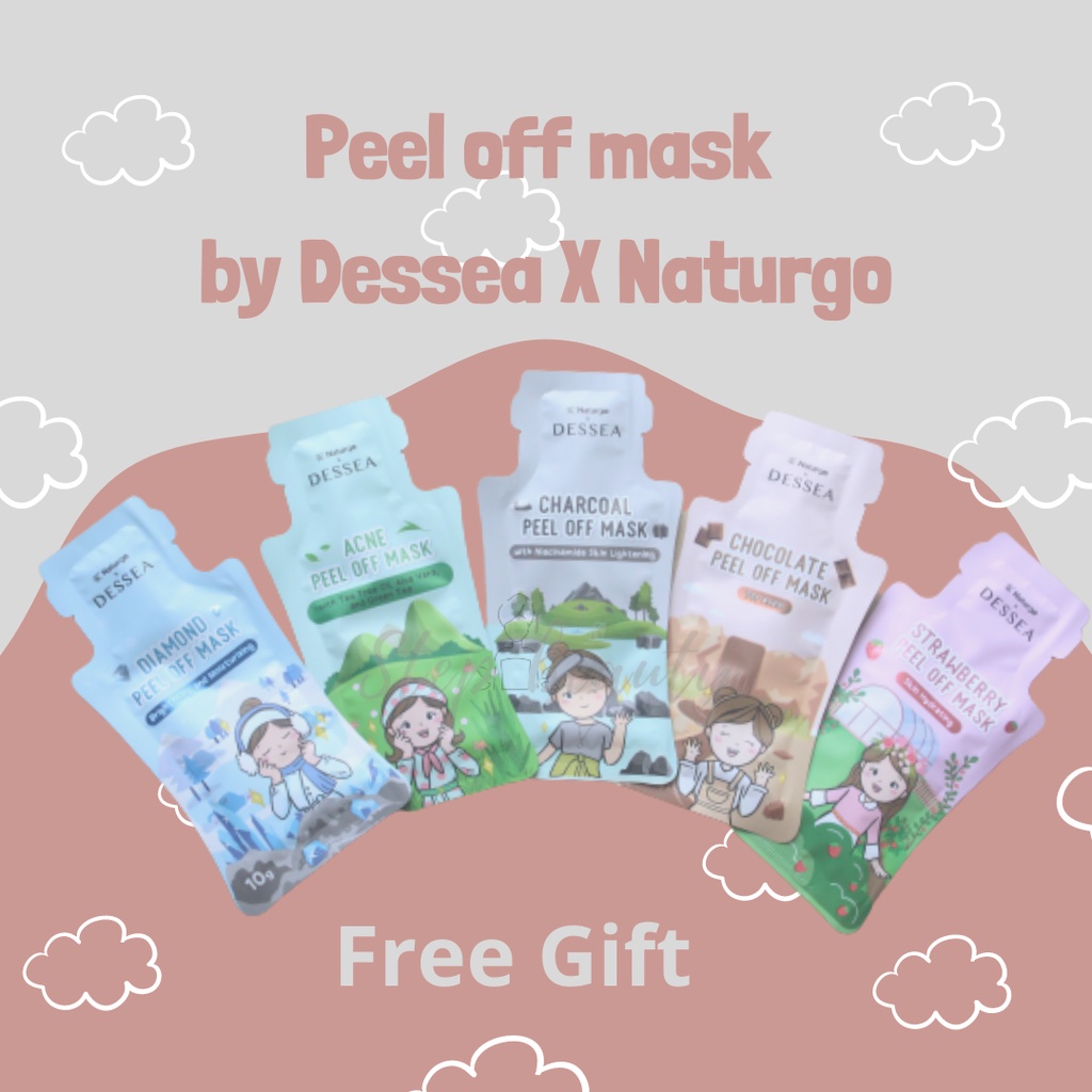 Masker Peel Off / Peel Off Mask / Masker Wajah Kupas By Dessea X Naturgo