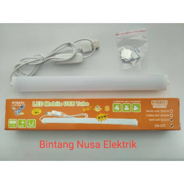 Lampu Emergency LED USB 20 Watt Kiseki CK-DC25