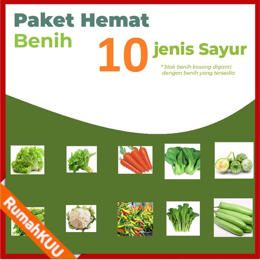 Jual Paket Jenis Benih Bibit Sayuran Hidroponik Dan Berkebun