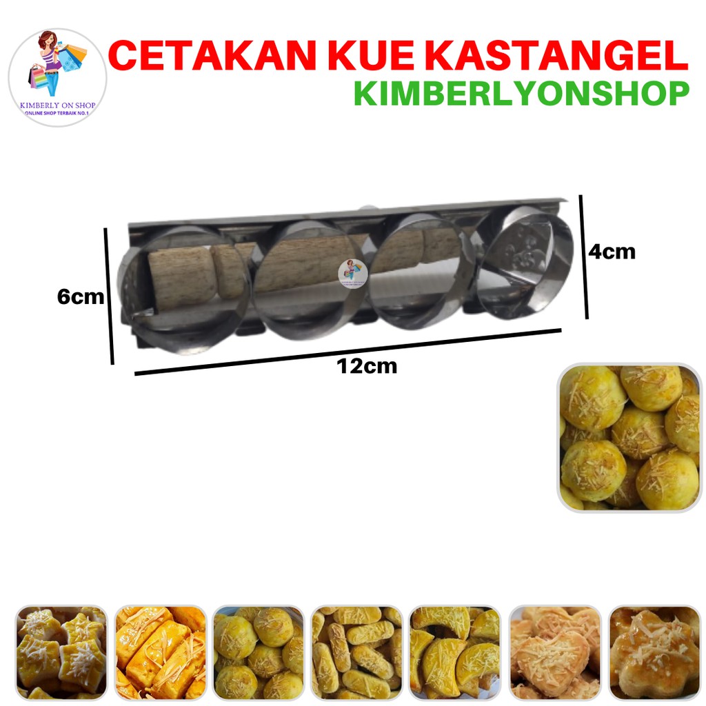 Kimberlyonshop Cetakan Kue Kering Kastangel Nastar Cookies