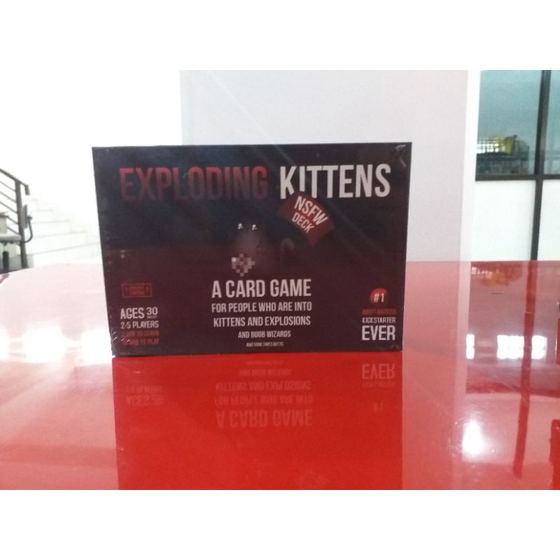 exploding kittens  nsfw deck - board game