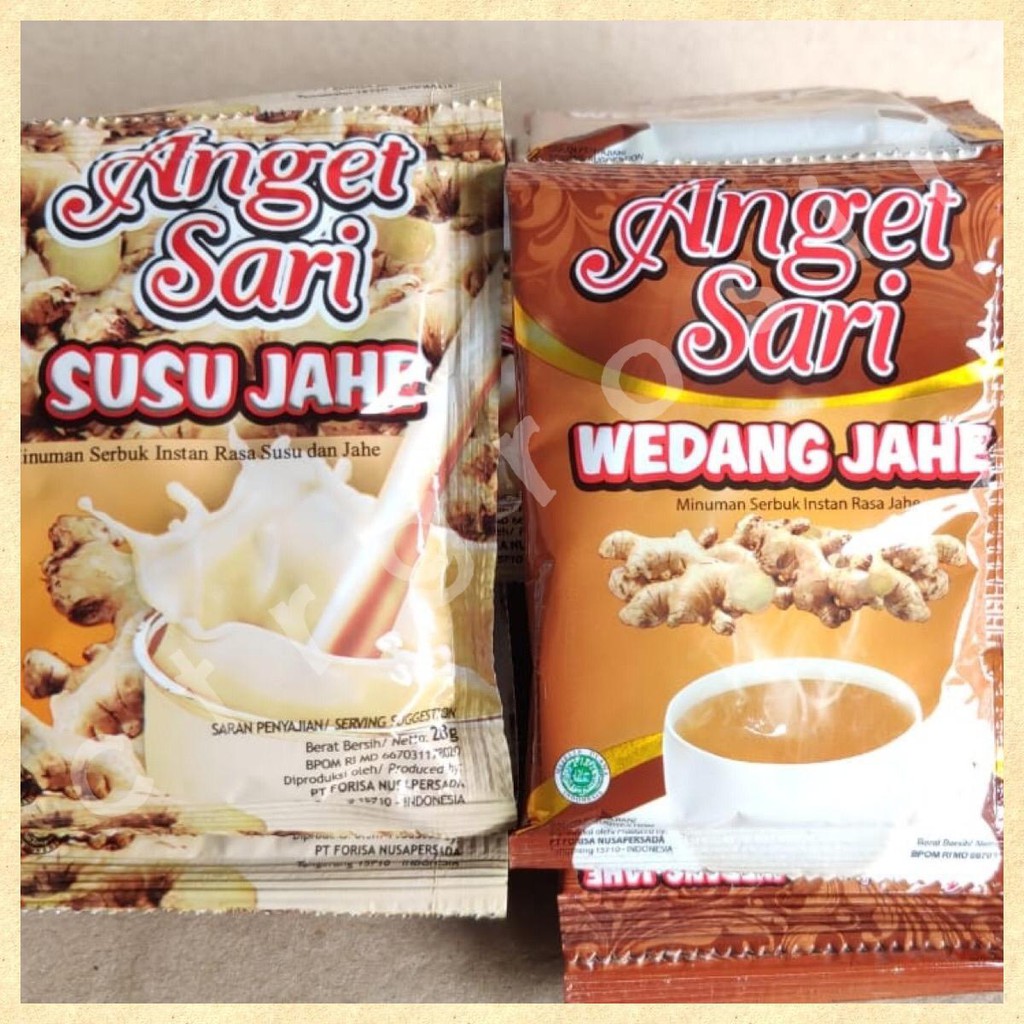 

ANGET SARI SUSU / WEDANG JAHE 10PCS X 27GR