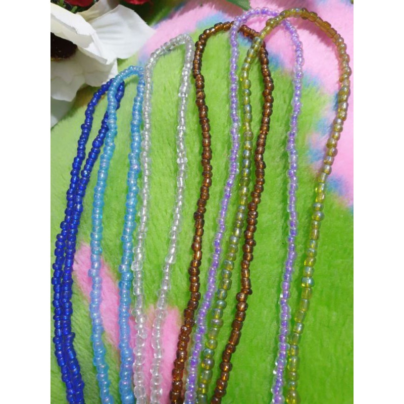 tali masker kalung gantungan masker kristal mutiara premium fashion import n12401