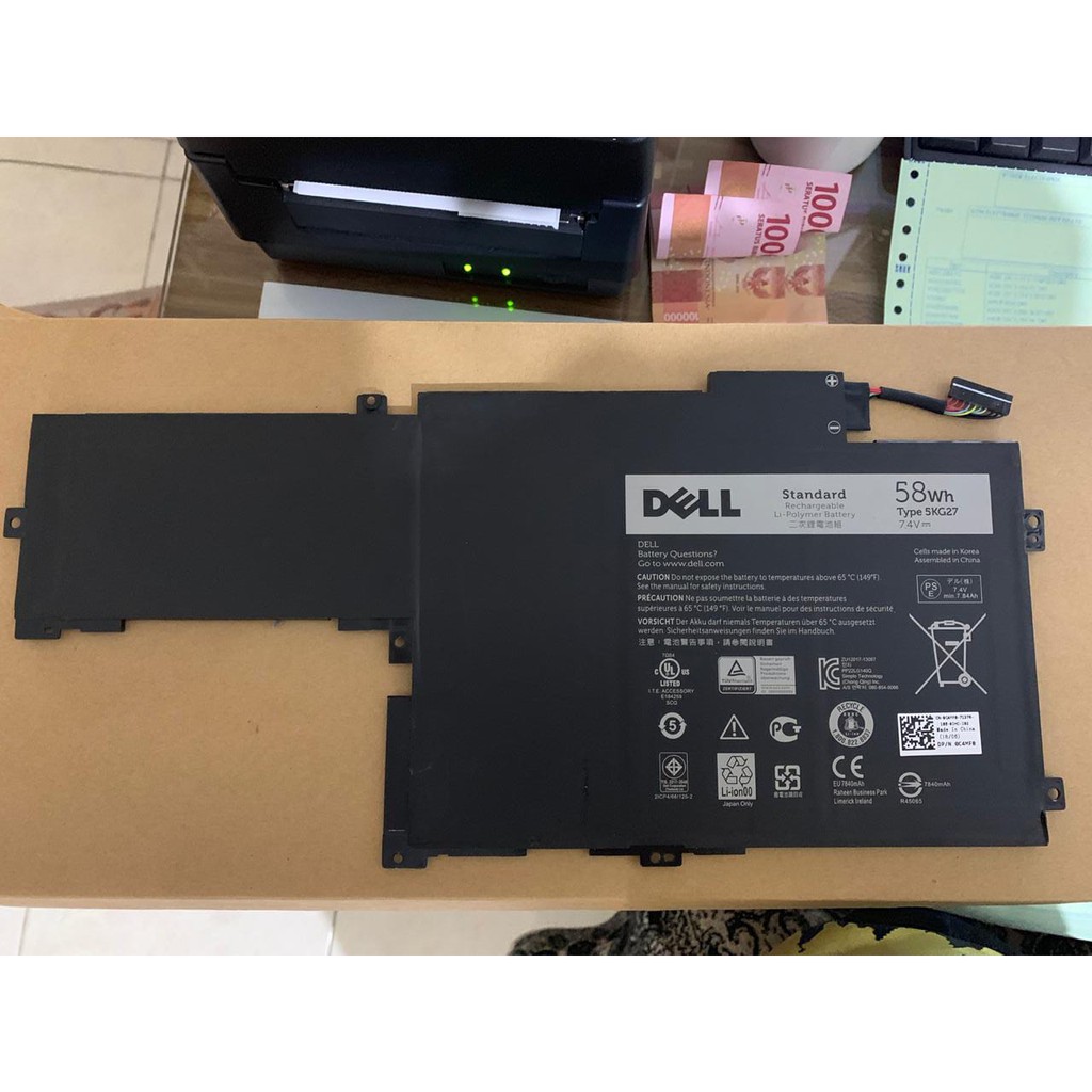 ORIGINAL BATERAI LAPTOP DELL INSPIRON 14-7000 14-7437 5KG27