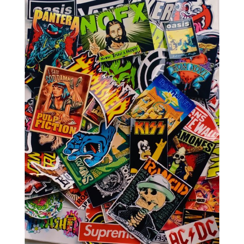 

Sticker Pack Logo (perlembar A3+) isi 30-50