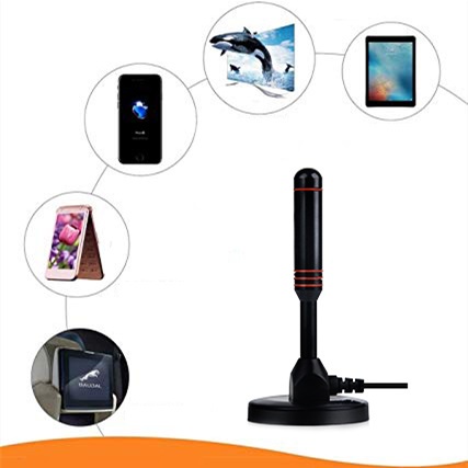 USB Antena TV Digital Antena  Dalam Ruangan Antena TV Pengisap Rumah Antenna Booster Portable Indoor Digital ANTENA STICK TV DTMB DVB-T2 TV Antena Rumah/Mobil dengan Penguat Sinyal