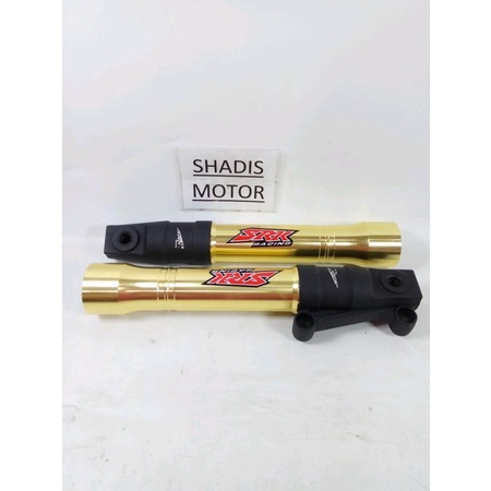 Bottom Shock Depan Motor Mio Merk SRK Warna Gold Tabung Shock