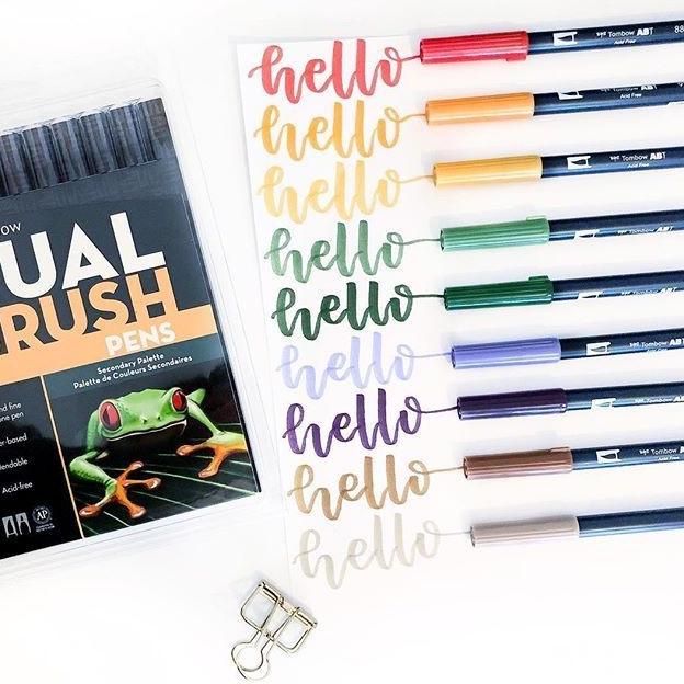 

(BISA COD) Tombow Dual Brush Pens ABT set 10 Secondary Palette SALE Kode 1279