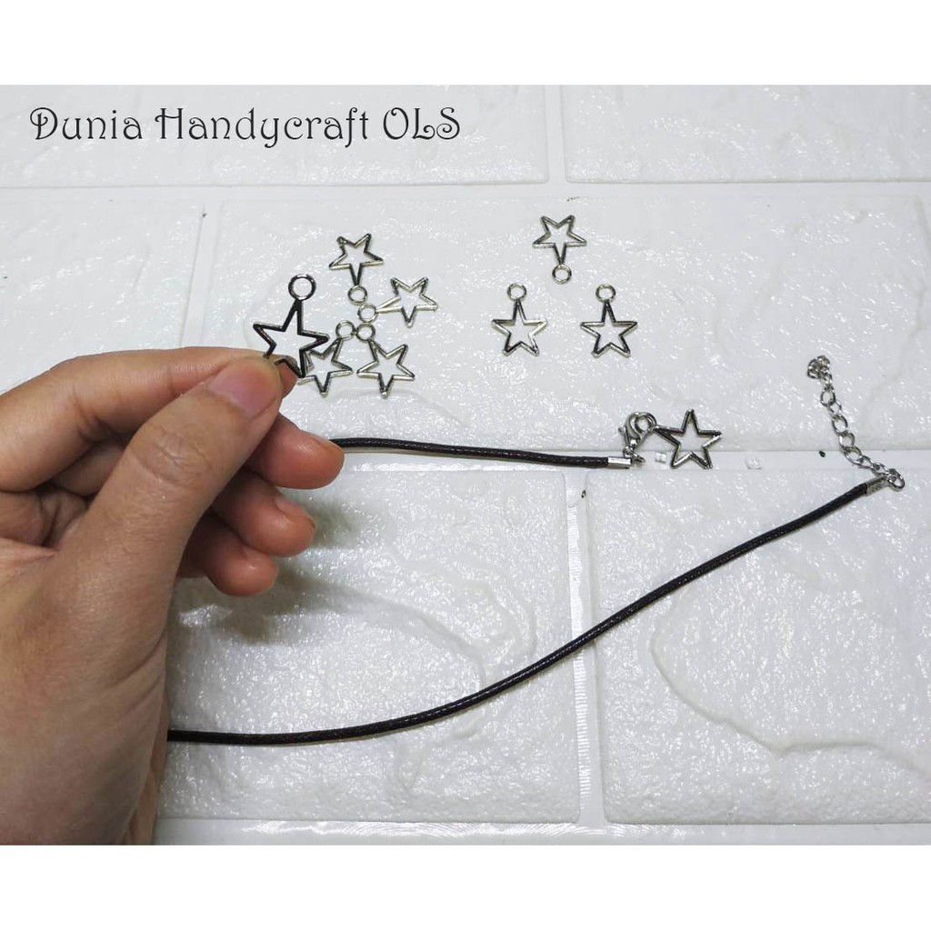 Ornamen Gantung Bintang DIY Charm Star Bahan Kerajinan Tangan