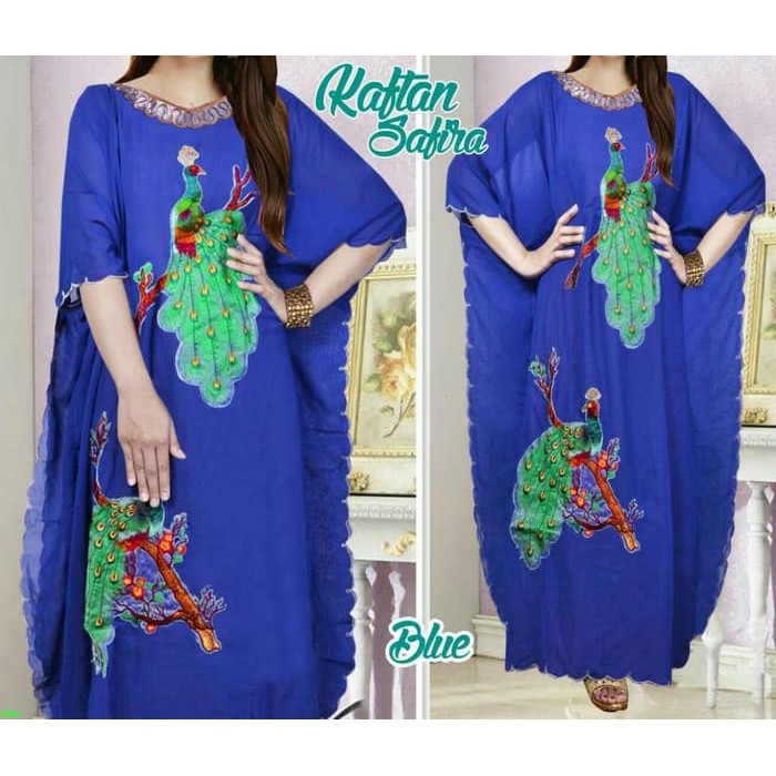 Safira Ungu-busana kaftan-kaftan terbaru-kaftan motif burung-AR
