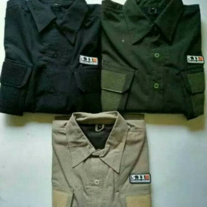 Kemeja PDL/ Kemeja Tactical 511/ Kemeja Lapangan Lengan Panjang