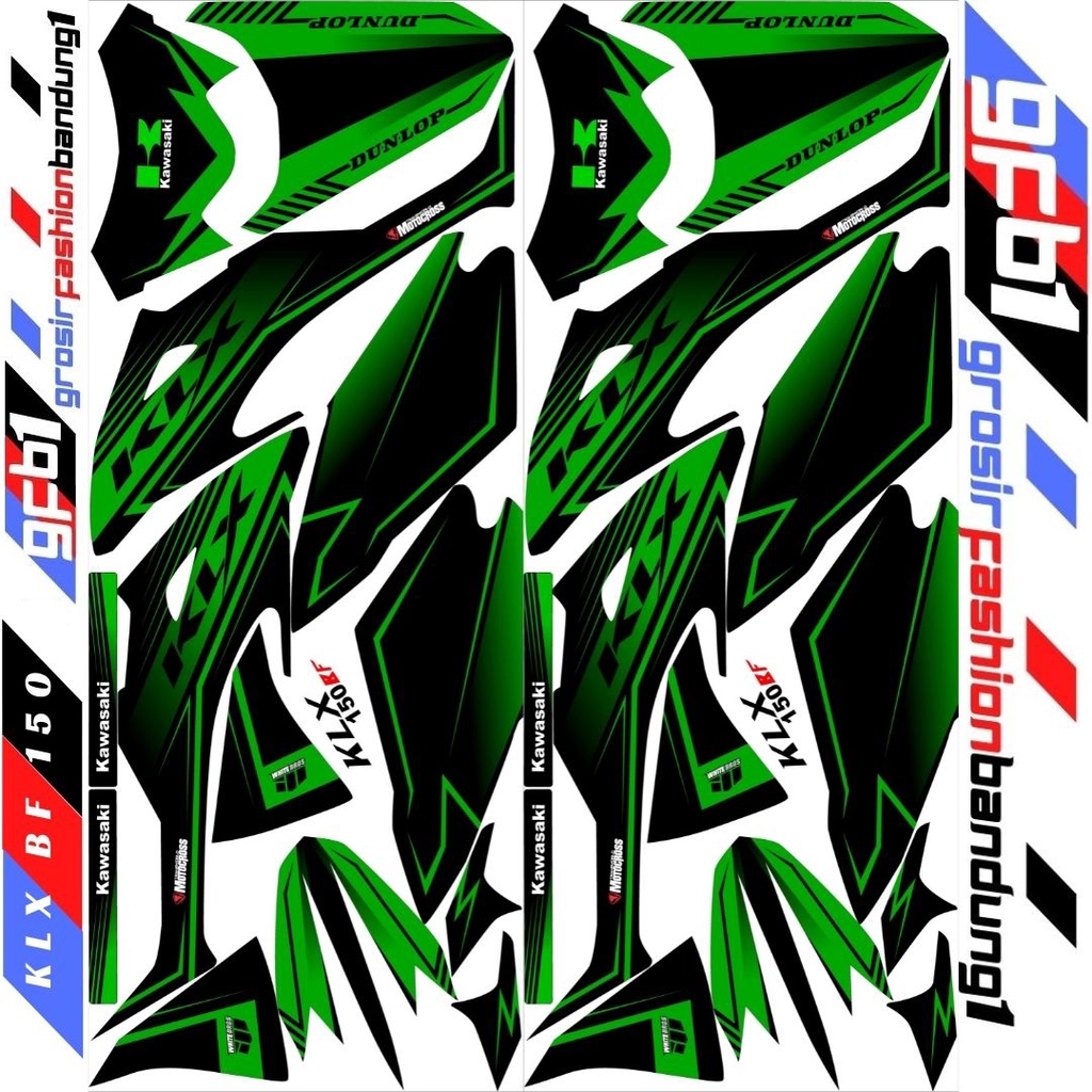 Decal Sticker Motorcross Trail Adventure KLX BF 150