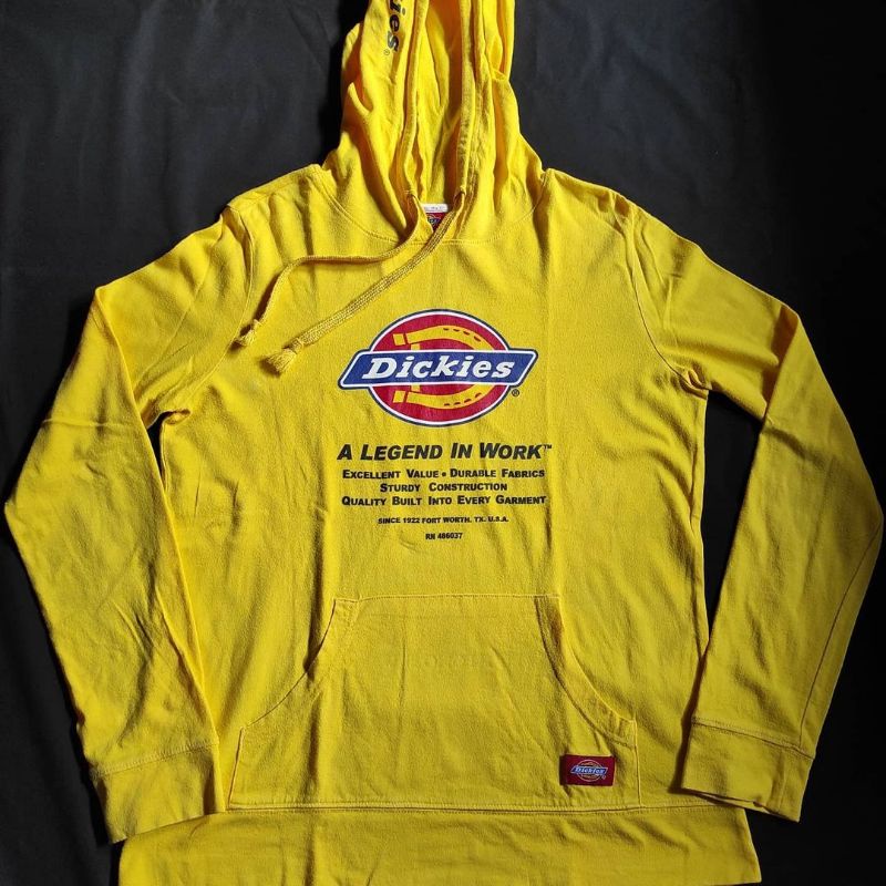 dickies hoodie yellow tapal kuda original second