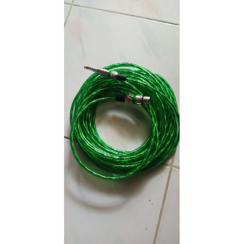 kabel mic xlr isi 3 panjang 20 meter jack canon to akai