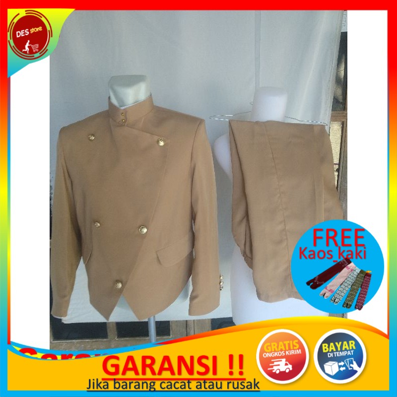 beskap Jawa bapak / besan satu set Premium Murah