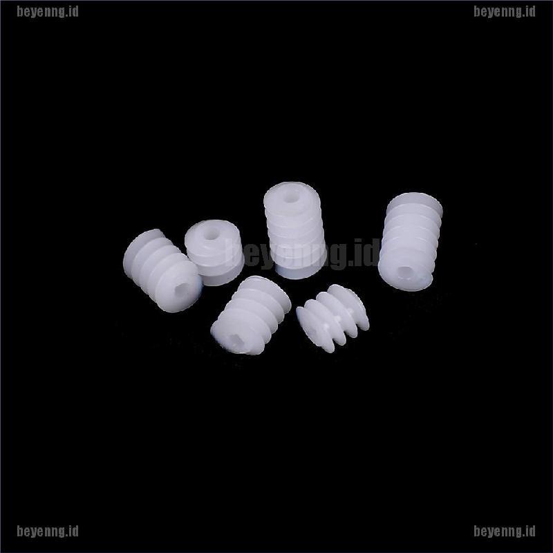 BEY 10pcs 6x8mm 2mm Aperture Plastic Worm Gear for DIY Toy Accessories 0 0 0 0 0