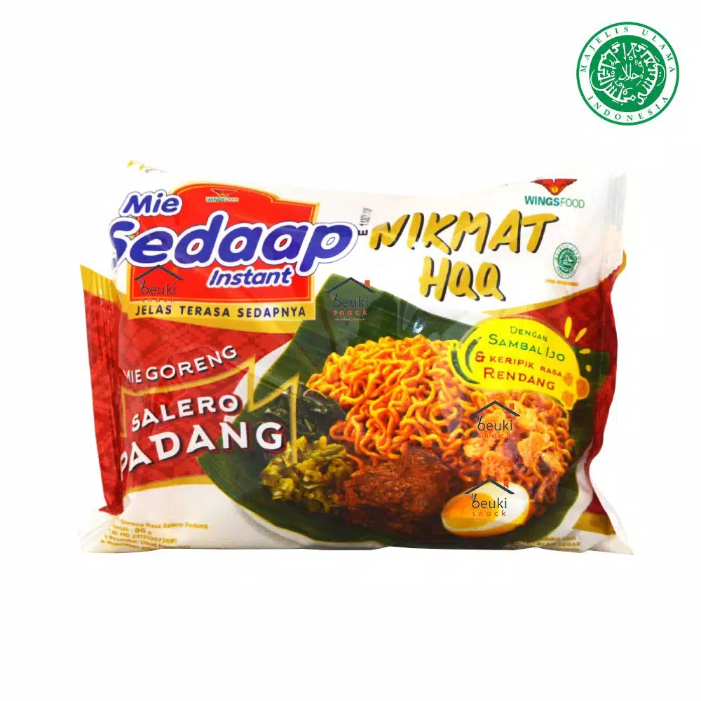 

Mie Sedaap Salero Padang Mi Instan Sedap Dengan Keripik Rendang Eceran - 86gr