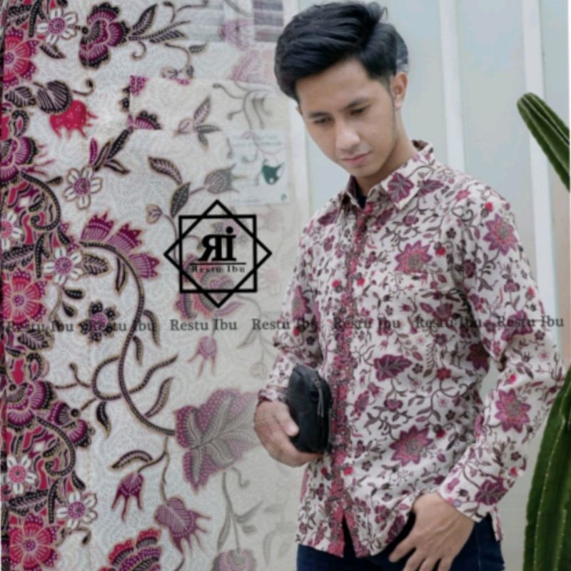 Kemeja Lengan Panjang Batik Kondangan MOTIF tanjung by tokozahra27