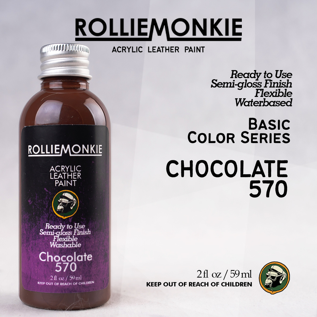 

Rolliemonkie Cat Acrylic Leather Paint - Chocolate, not angelus