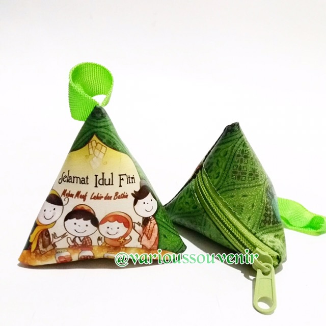 Dompet Ketupat Lebaran Amplop Idul Fitri Fitrah THR Kupat Lucu Lol Muslimin Muslimah Murah Lucu