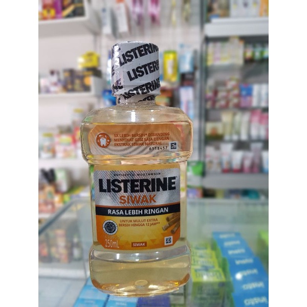 Listerine Siwak 100ml &amp; 250ml/ Larutan Kumur/ Bau Mulut