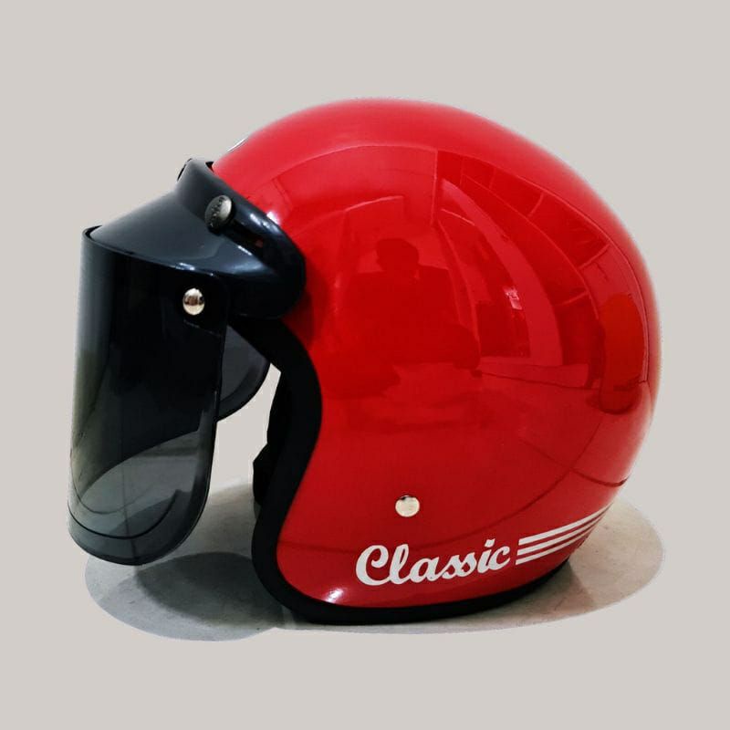 Helm bogo classic kaca cembung / Helm bogo SNI