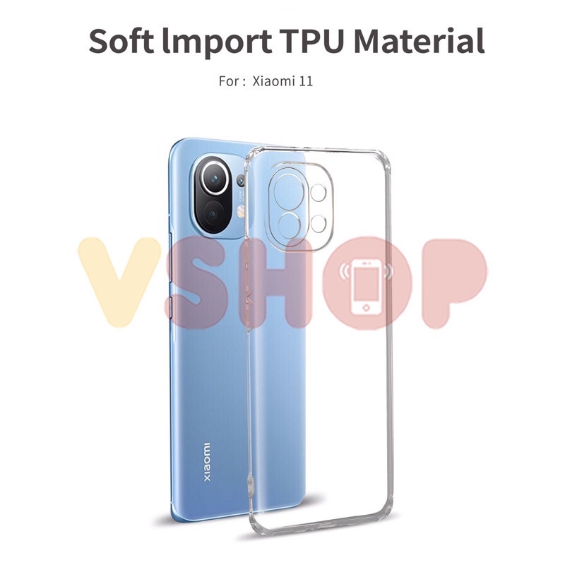 SOFTCASE TRANSPARAN XIAOMI MI 11 - Mi11 LITE PREMIUM CLEAR SOFT CASE