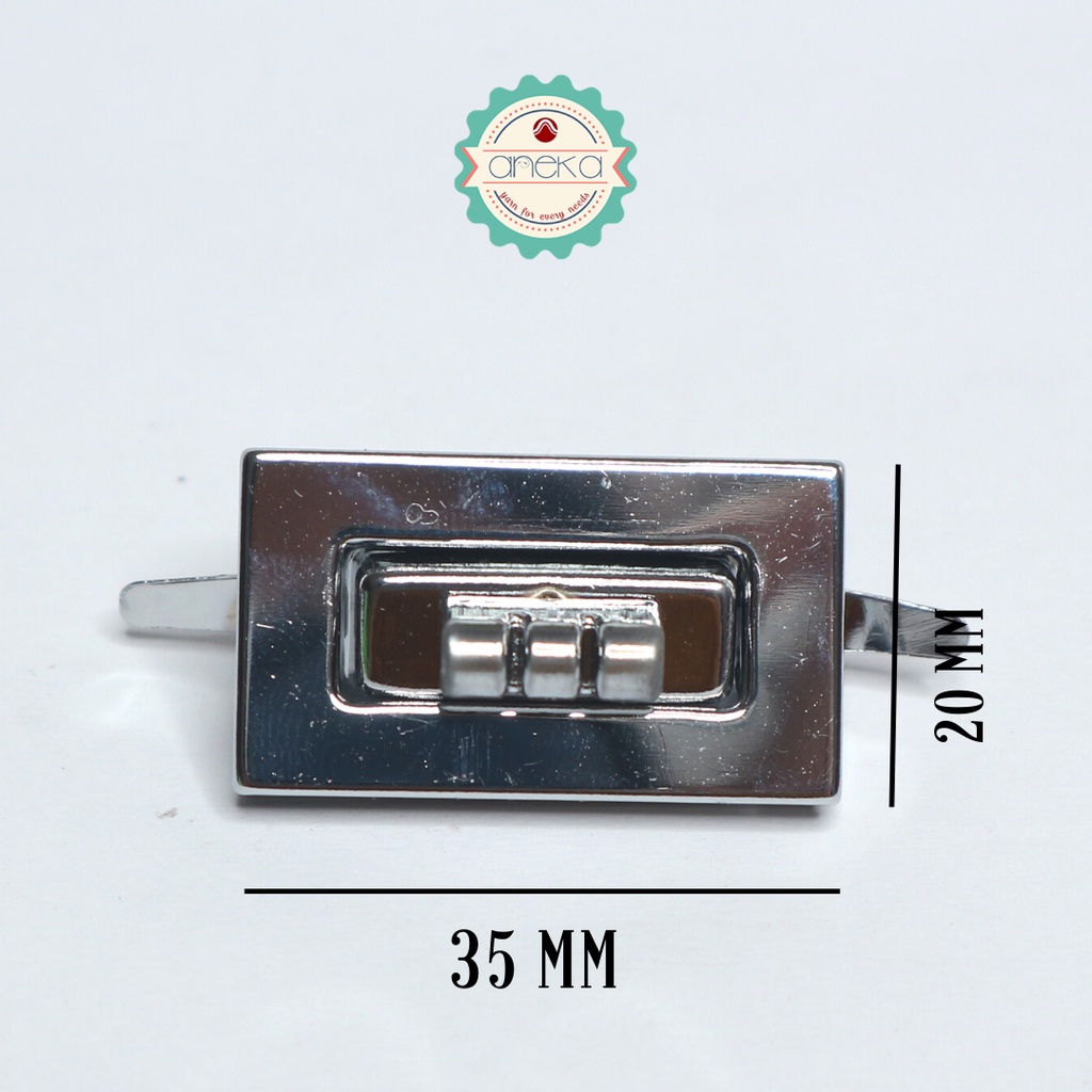 Kunci Tas Nikel / Hitam / Emas - Satuan