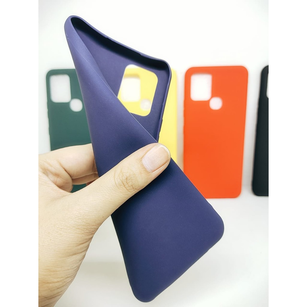 TPU MACARON Infinix Hot 10 X682B 6.78 Inchi Softcase Silicon Candy Anti Noda No Logo Full Cover