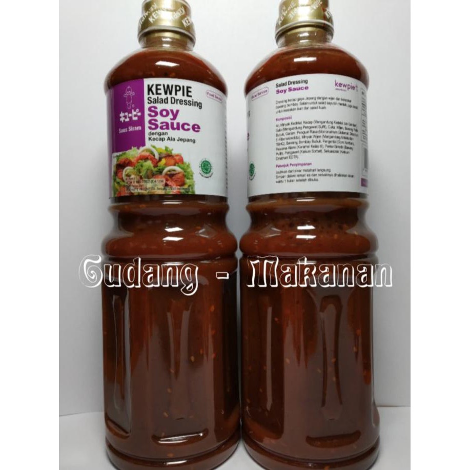 

[[BISA COD]] Kewpie Salad Dressing Soy Sauce 1 Liter - Pack Standard SALE Kode 573
