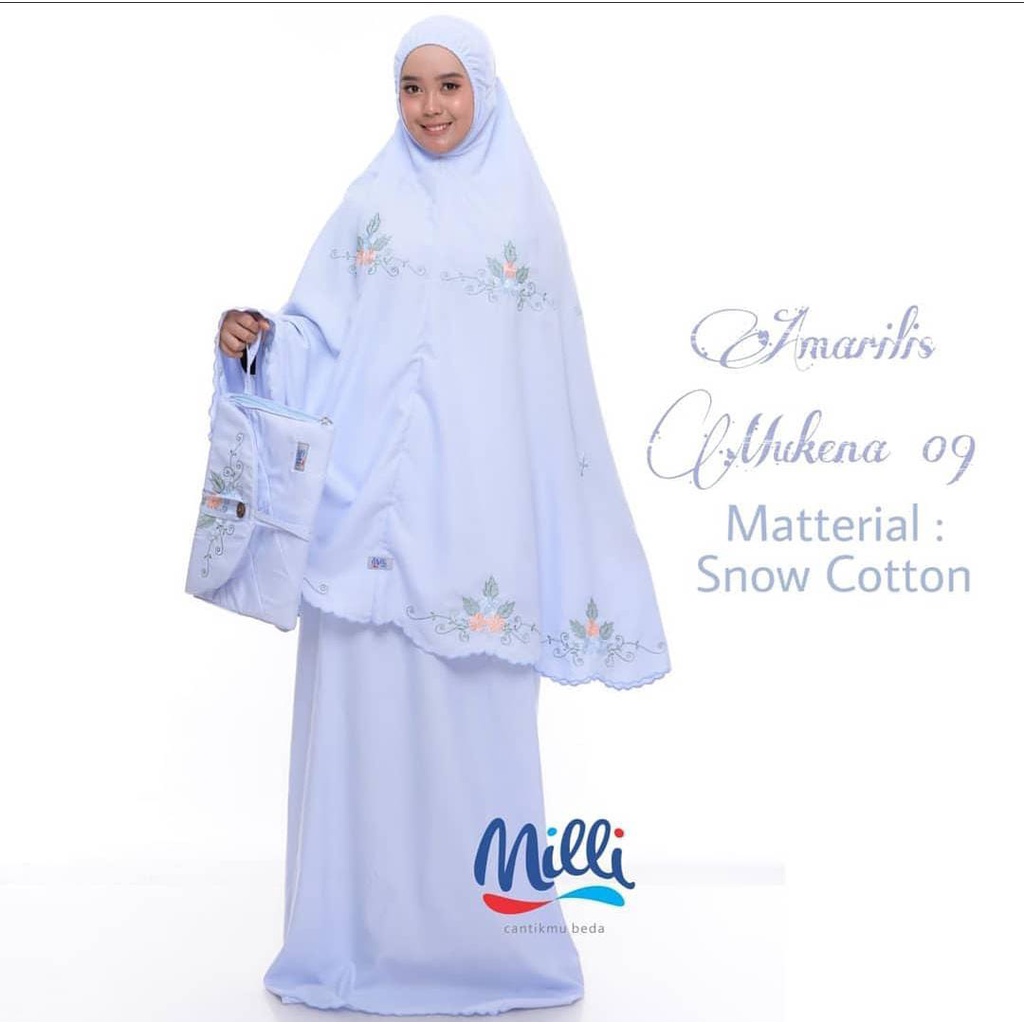 [COD]READY STOCK MUKENA MILLI | MUKENA AMARILIS MILLI | MUKENA PECAHAN | MUKENA BORDIR | MUKENA TERB