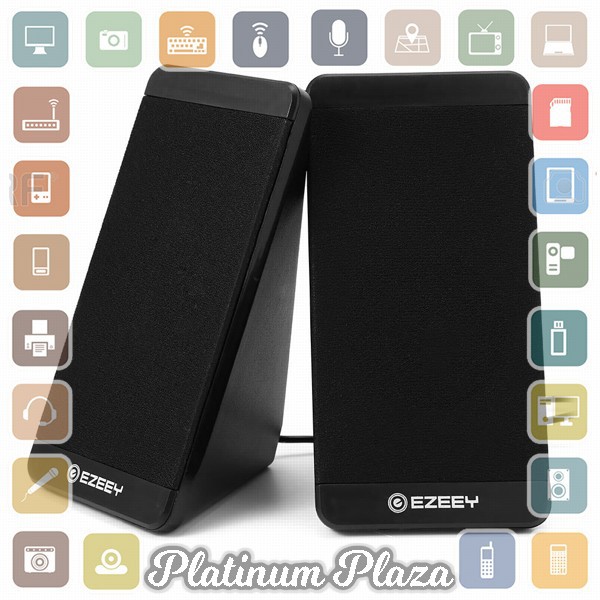 EZEEY Multimedia Speaker Stereo 2.0 3.5mm - S5 - Black`YD138A-