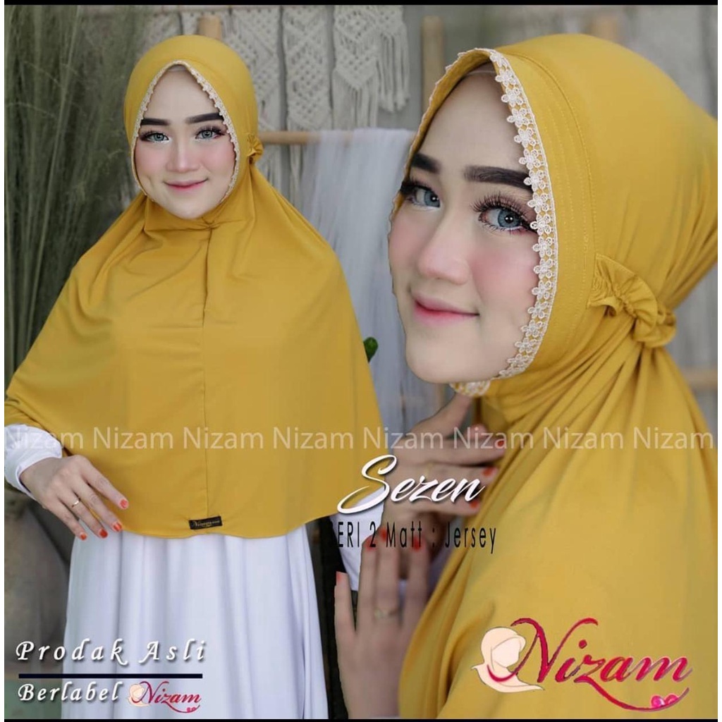 COD JILBAB RENDA SEZEN - HIJAB INSTAN KERUT DAILY