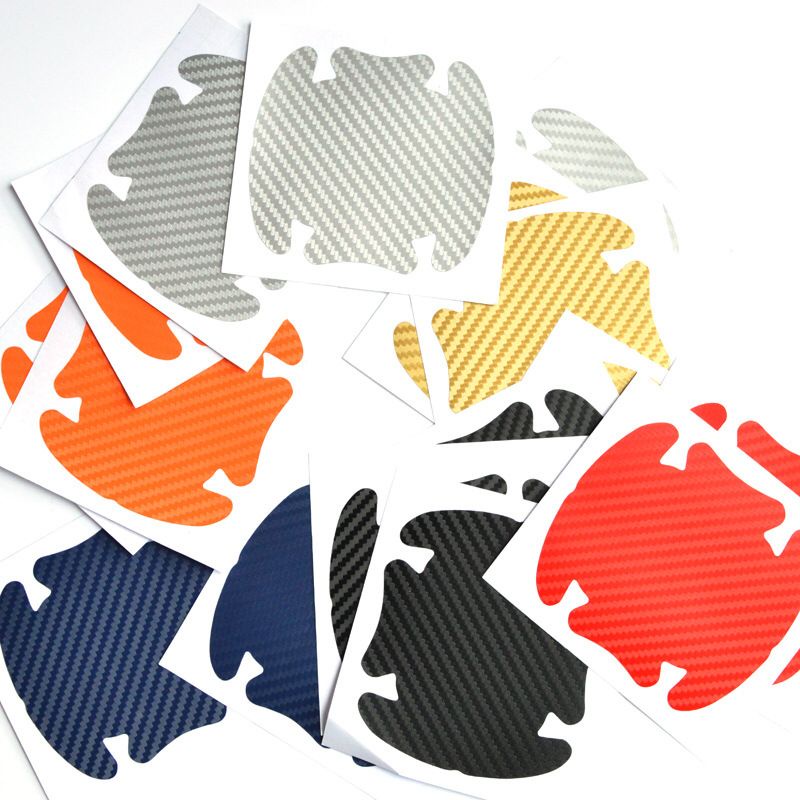 Stiker Pelindung Gagang Pintu Mobil 4 PCS - Stiker Anti Gores Mobil Eksterior