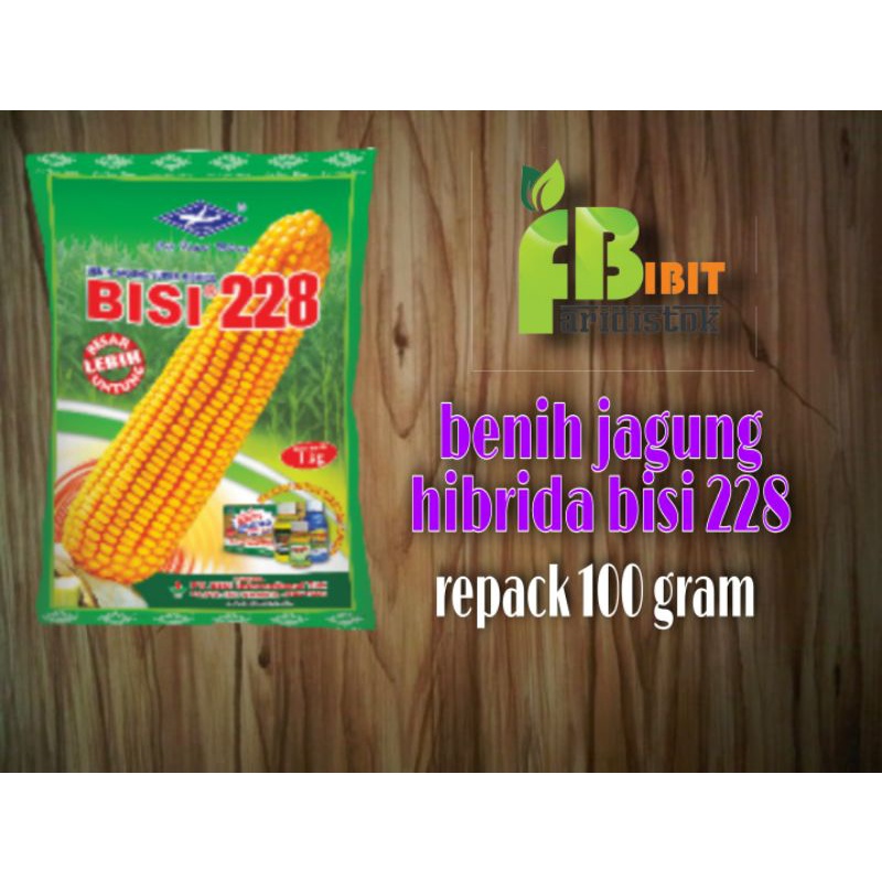 100 gram benih jagung hibrida bisi 228