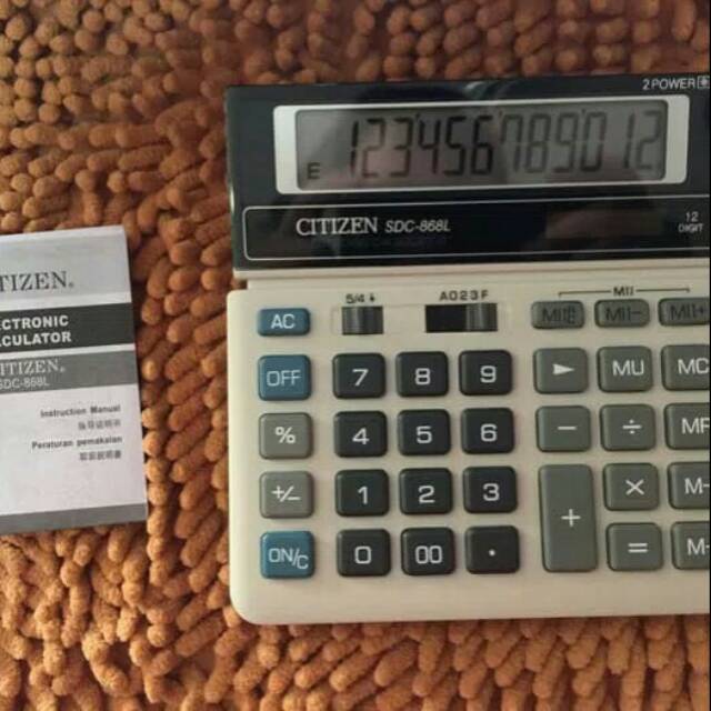

Kalkulator citizen ukuran L KWKT-868