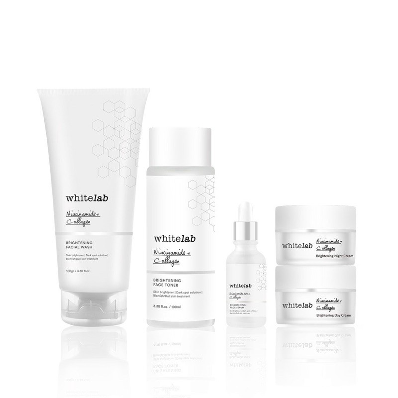 Whitelab Brightening Paket Wajah & Serum | Shopee Indonesia