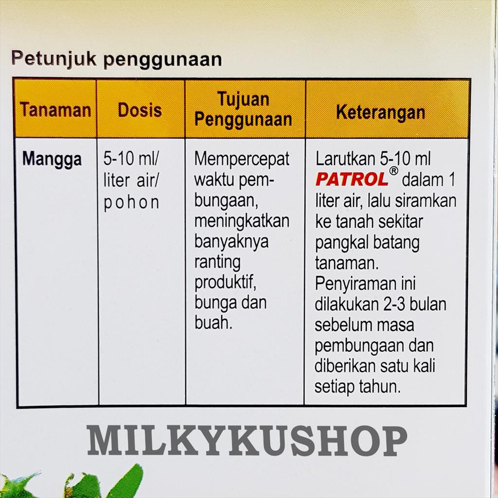 PATROL 250 SC 80 ML ZPT ZAT  PENGATUR TUMBUH