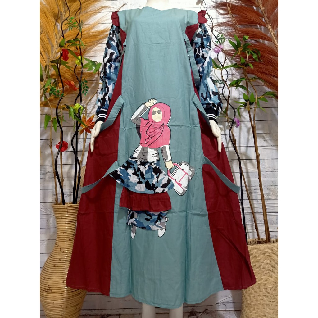 LANGSUNG KIRIM gamis chitato terbaru / gamis katun paris