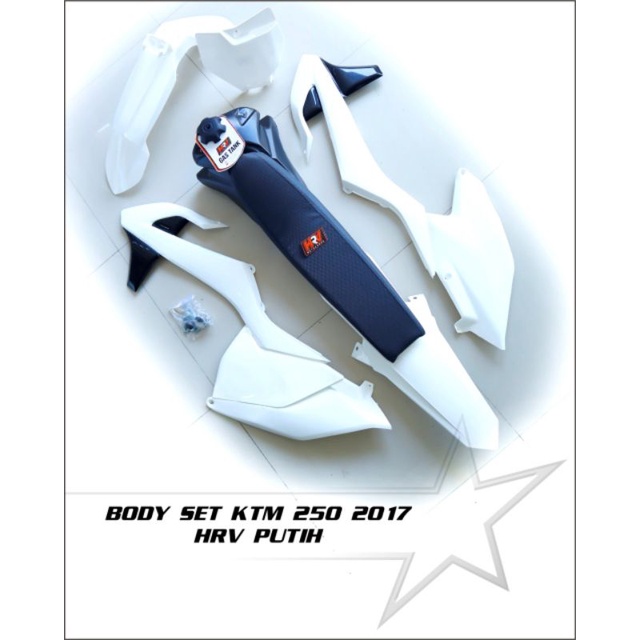 BODY SET MOTOR HRV MOTOR CROSS TRAIL TRABAS ADVENTURE KTM 250 2017