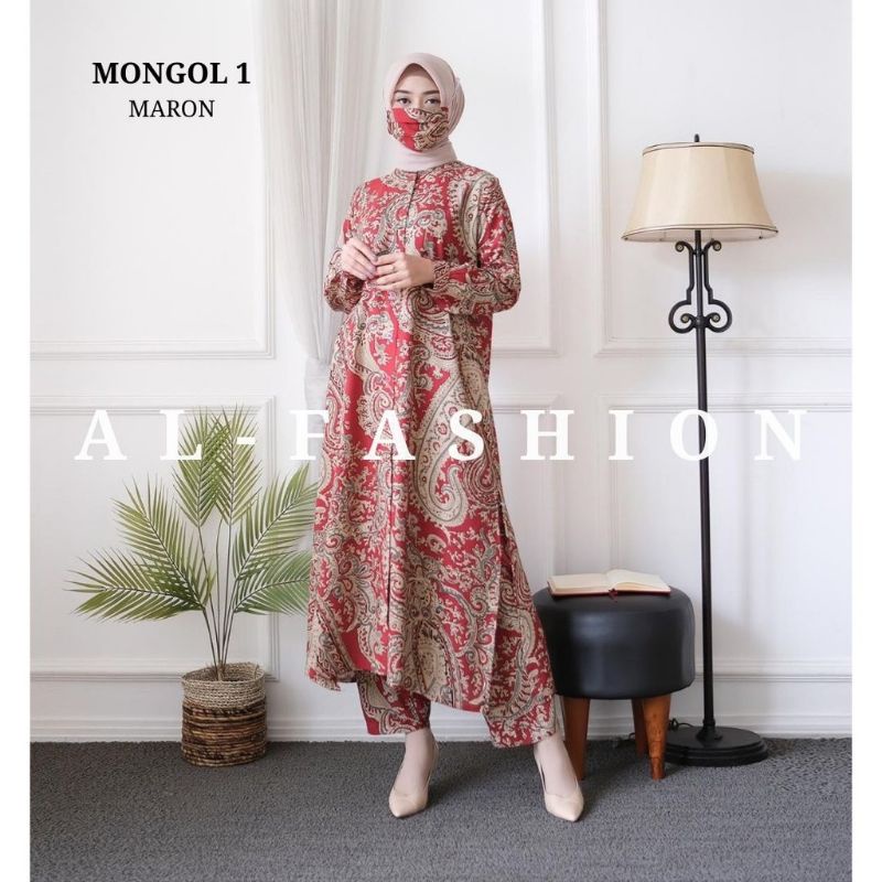 ONE SET CELANA LONG+LONG TUNIK ARAB MONGOL